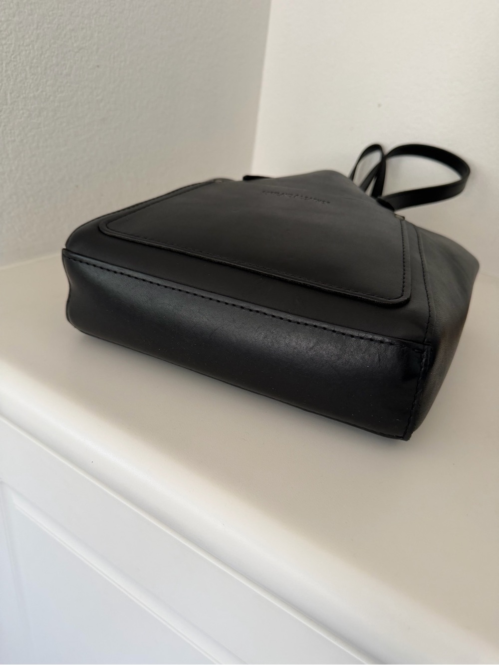 Portland Leather Goods Black Small Juliette Tote Bag - Picture 6 of 12